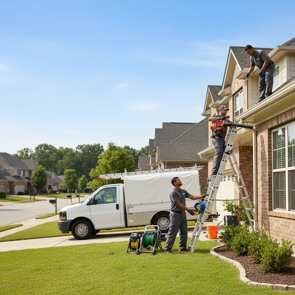 Home Gutter Service in Hamshire, TX near me